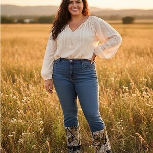 Upcycled A.N.A. 24W High Waisted Jeans